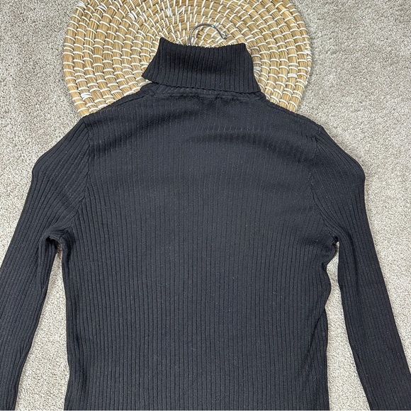 Louis Vuitton Uniform Women’s Turtleneck Sweater Longsleeve Classic in Black L - Picture 6 of 13
